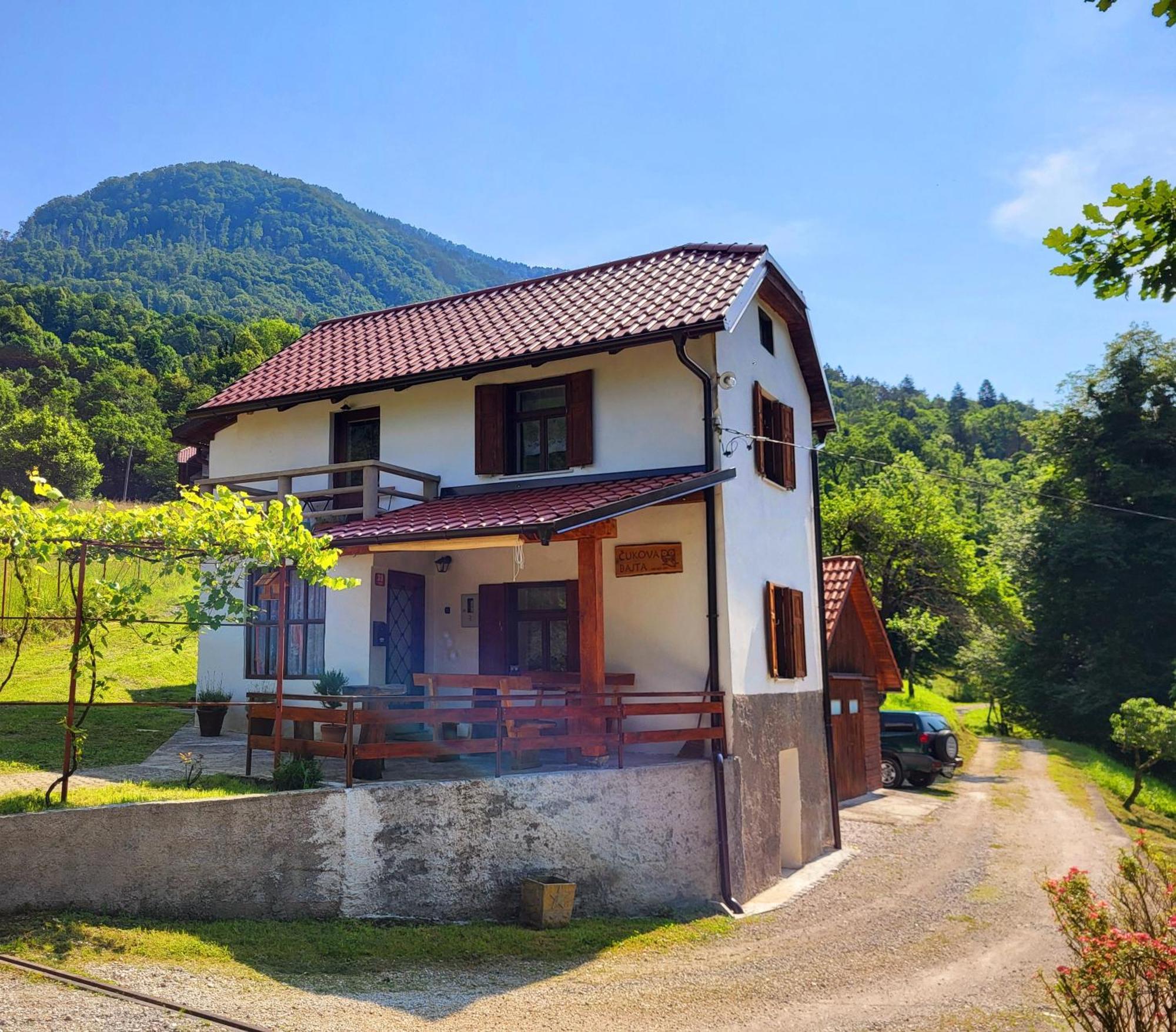 Cukova Bajta Vila Most na Soči Exterior foto